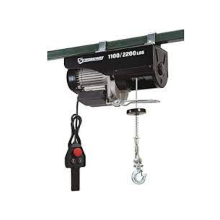 STRONGWAY IND5385 110V ELECTRIC HOIST 1100/2200LBS 4584154 {STRONGWAY}