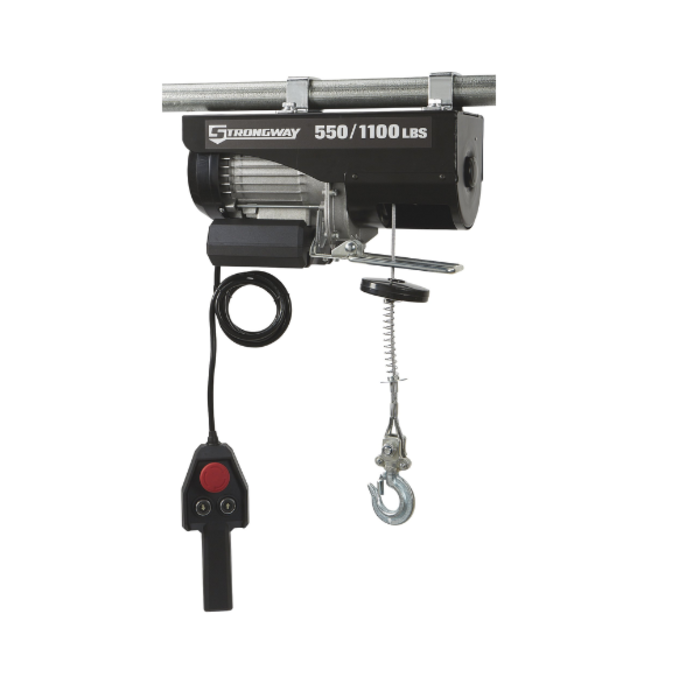 STRONGWAY IND5385 110V ELECTRIC HOIST 1100/2200LBS 4584154 {STRONGWAY}