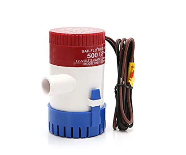 IND5391 PUMP/SUBMERSIBLE 500GPH 12VOLT