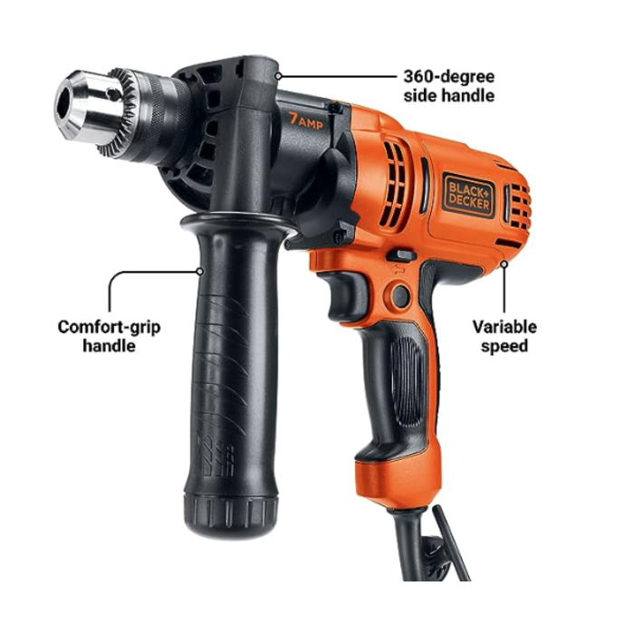 BLACK & DECKER IND5399 7AMPS 1/2" DRILL DRIVER DR560