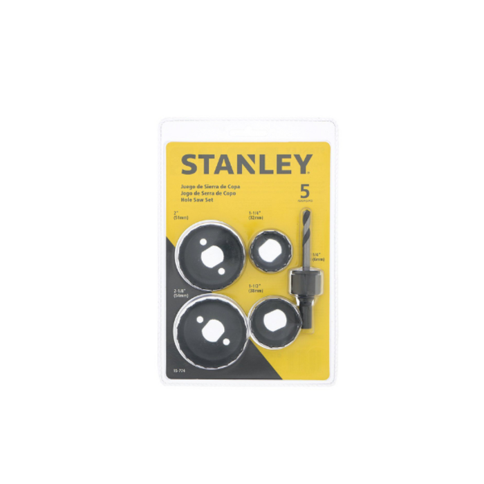 STANLEY HAR1902 SET/SAW-HOLE 5PC 951B15774 15-774