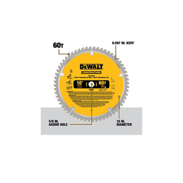 DEWALT HAR1918 BLADE/SAW 24T 10" DWE3112