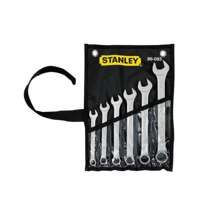 STANLEY HAR1924 WRENCH/SET 6PC 3/8"-3/4" 86-083