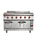 IND5488 6 BURNER STOVE AND GAS OVEN YS-RQ-6-B