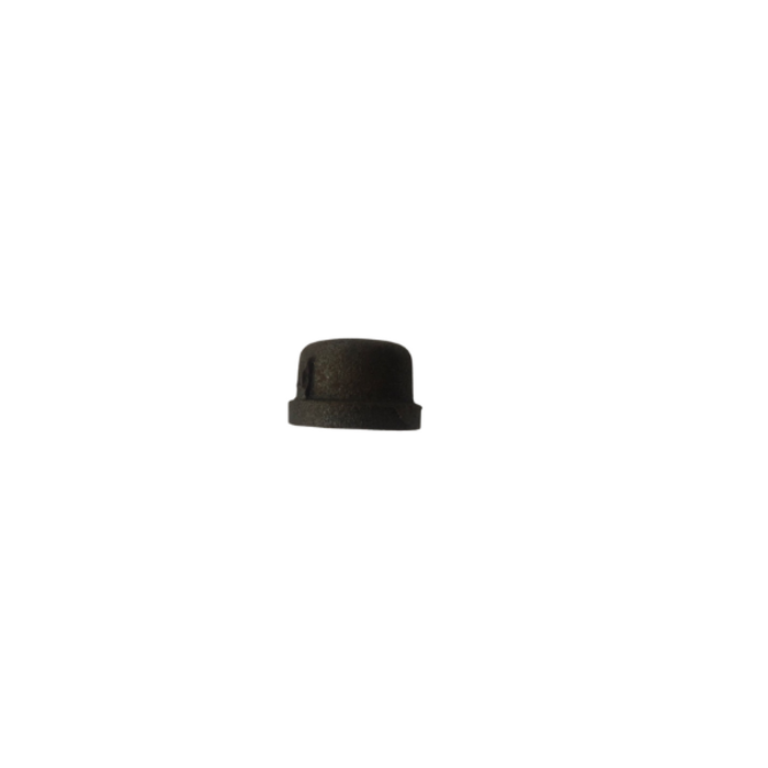 HAR2275 1/2"ROUND CAP BLACK IRON