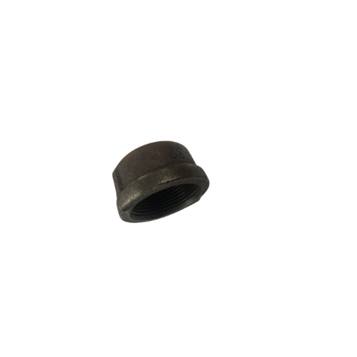 HAR2277 3/4"ROUND CAP BLACK IRON