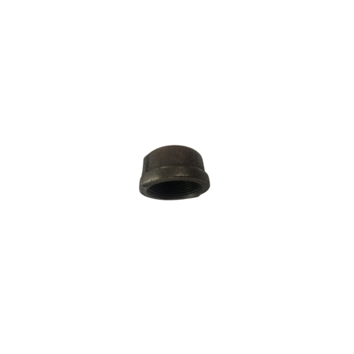 HAR2277 3/4"ROUND CAP BLACK IRON