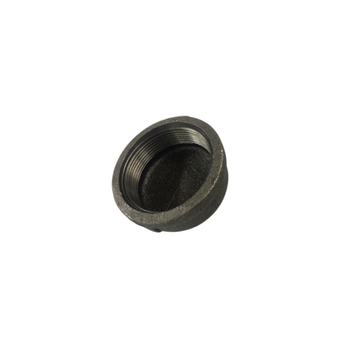 HAR2282 1-1/2"ROUND CAP BLACK IRON