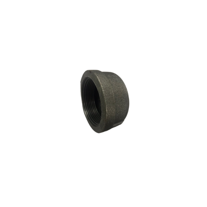 HAR2283 2" ROUND CAP BLACK IRON