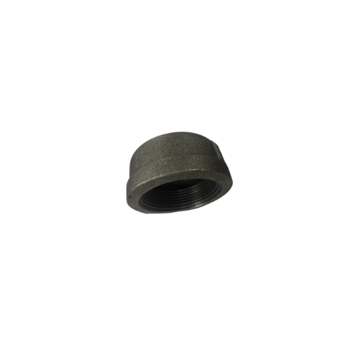 HAR2283 2" ROUND CAP BLACK IRON