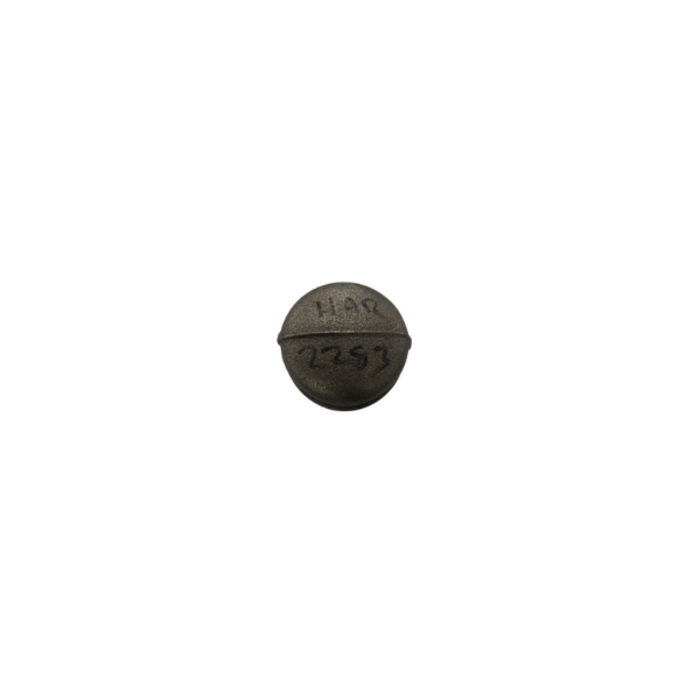 HAR2283 2" ROUND CAP BLACK IRON