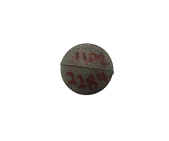 HAR2284 2-1/2"ROUND CAP BLACK IRON