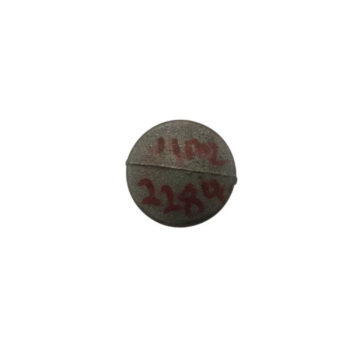 HAR2284 2-1/2"ROUND CAP BLACK IRON