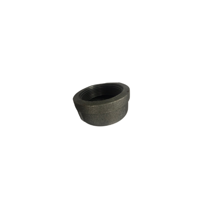 HAR2284 2-1/2"ROUND CAP BLACK IRON