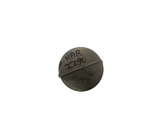 HAR2290 4"ROUND CAP BLACK IRON