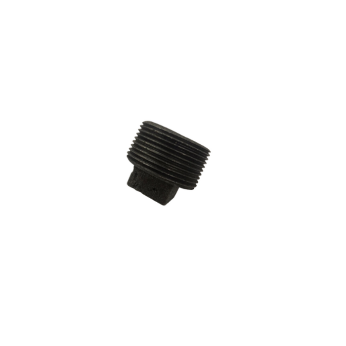 HAR2298 PLAIN PLUG-3/4" BLACK IRON