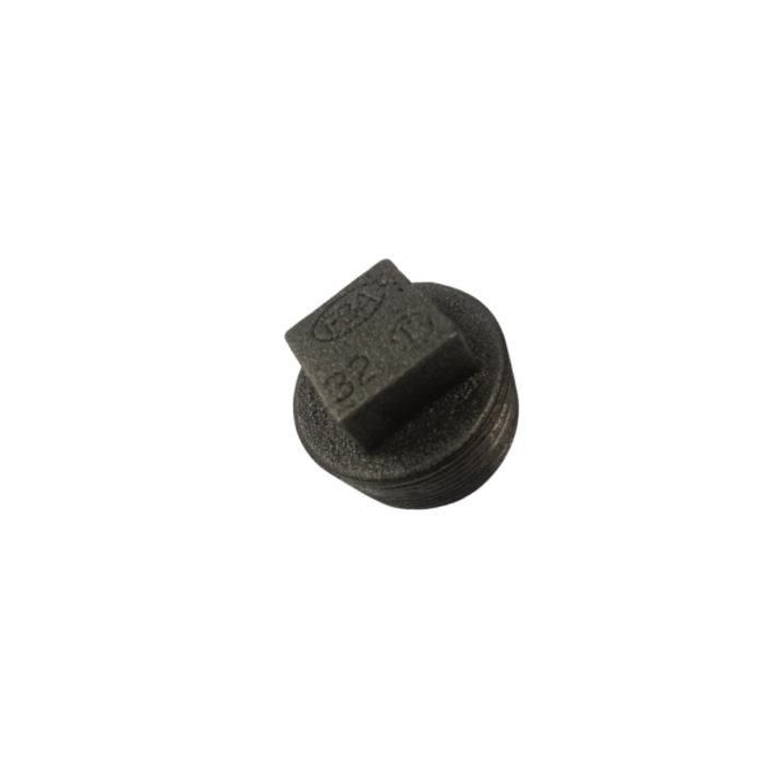 HAR2299 PLAIN PLUG-1" BLACK IRON
