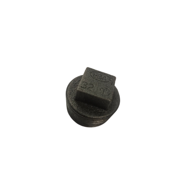 HAR2299 PLAIN PLUG-1" BLACK IRON