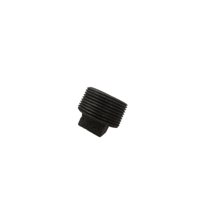 HAR2301 PLAIN PLUG-1 1/4" BLACK IRON