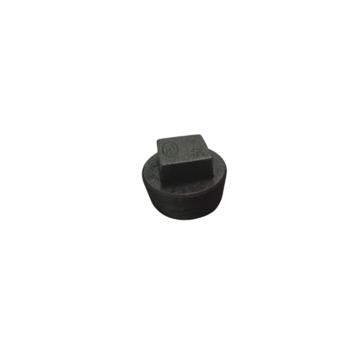 HAR2305 PLAIN PLUG-2" BLACK IRON