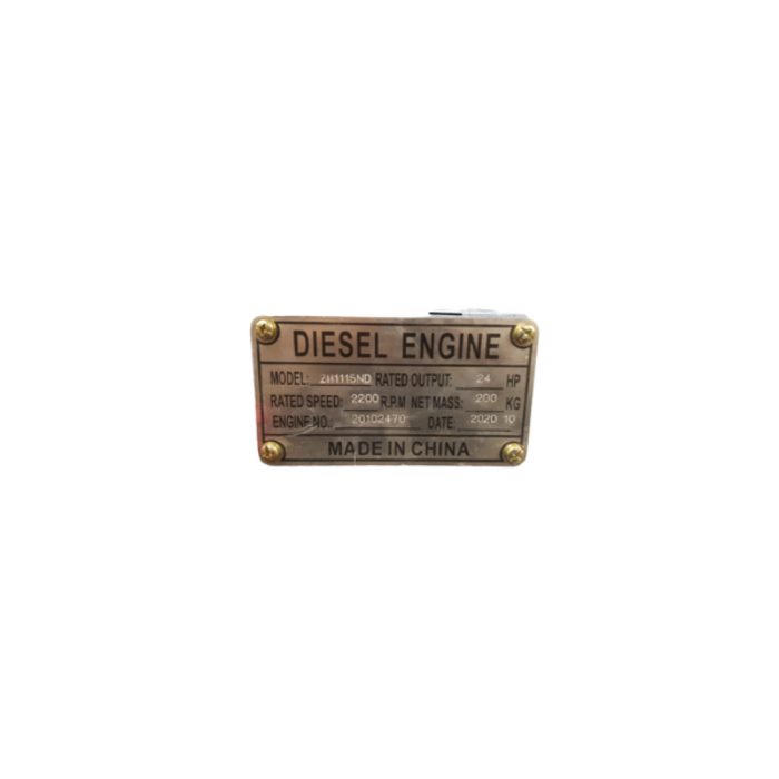 KING POWERFUL IND5526 ENGINE/DIESEL ZH1115ND 24HP