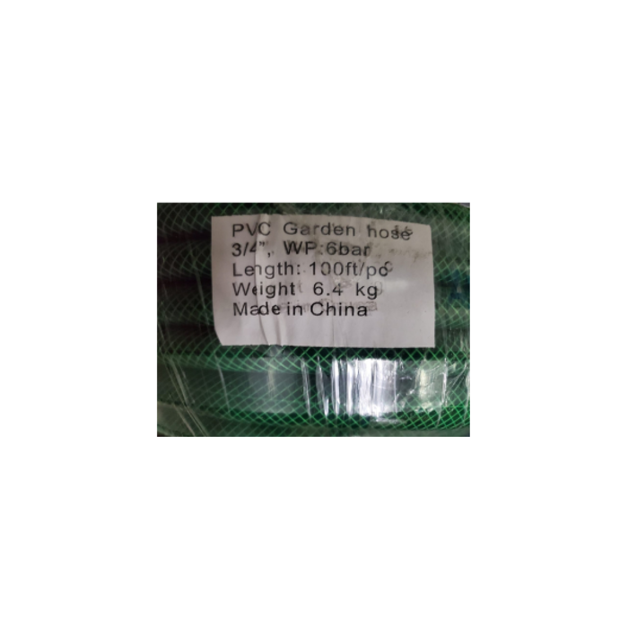 HAR2467 GARDEN HOSE GREEN PVC ASSEMBLY 3/4" X 100FT