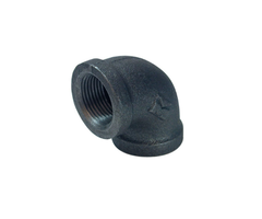 HAR3074 1-1/2 BLACK IRON FITTING ELBOW 90 DEGREE