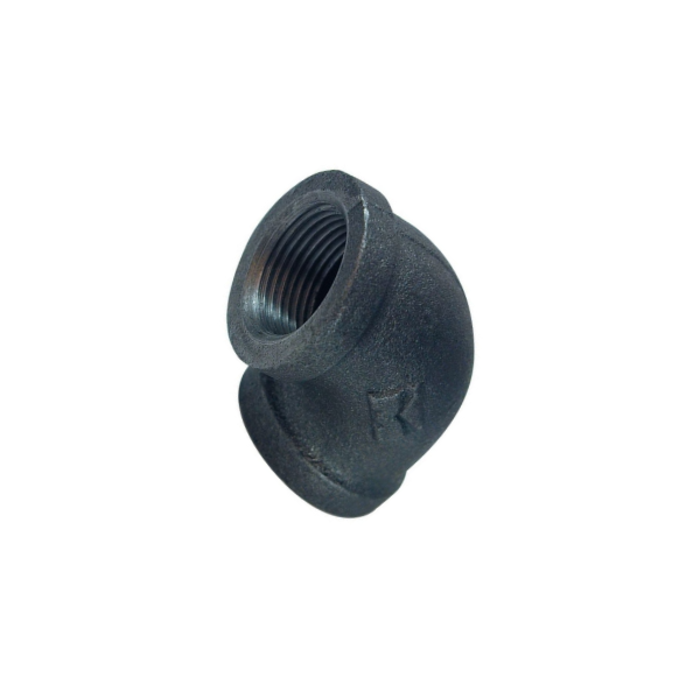 HAR3074 1-1/2 BLACK IRON FITTING ELBOW 90 DEGREE