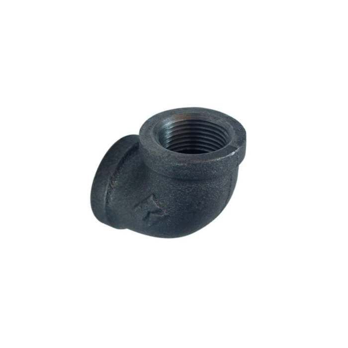 HAR3074 1-1/2 BLACK IRON FITTING ELBOW 90 DEGREE