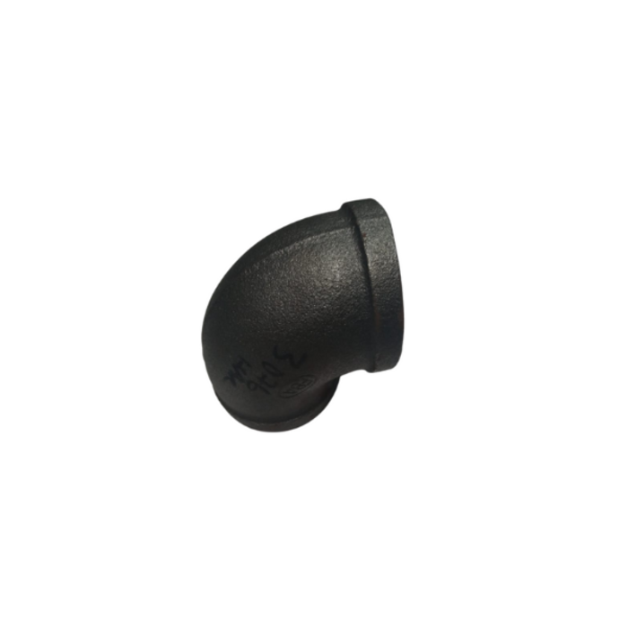 HAR3076 2" 90 DEGREE ELBOW BLACK IRON FITTING NPT