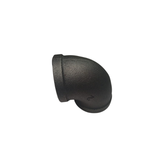 HAR3076 2" 90 DEGREE ELBOW BLACK IRON FITTING NPT
