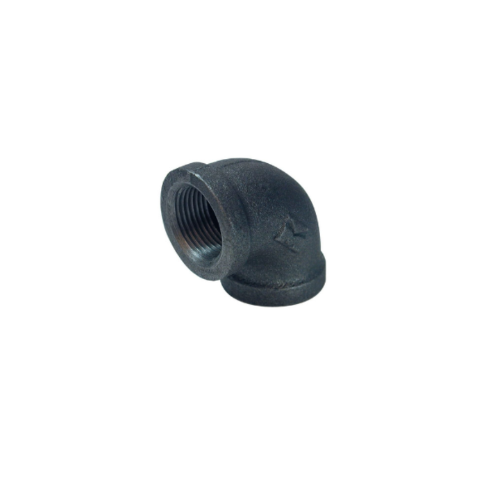 HAR3079 4" BLACK FITTING ELBOW 90 DEGREE