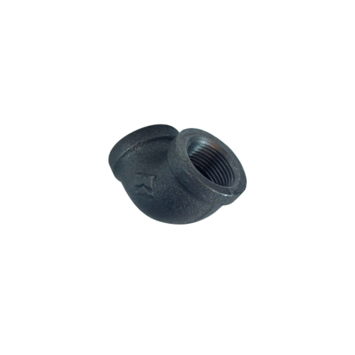 HAR3079 4" BLACK FITTING ELBOW 90 DEGREE