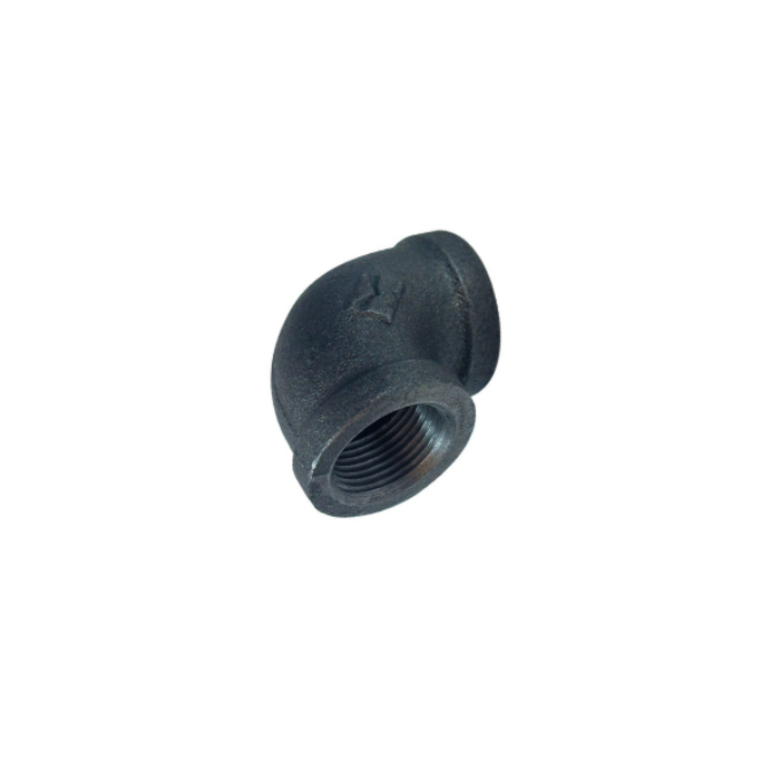 HAR3079 4" BLACK FITTING ELBOW 90 DEGREE