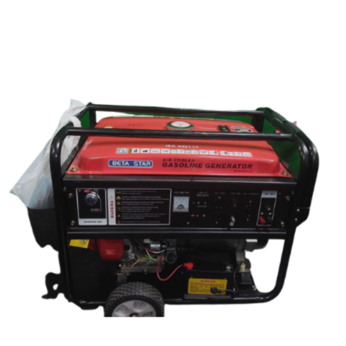 BETA STAR IND5561 6500 WATTS BETA STAR GENERATOR 6500A, 110/220V, RECOIL AND KEY