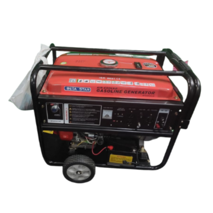 BETA STAR IND5561 6500 WATTS BETA STAR GENERATOR 6500A, 110/220V, RECOIL AND KEY