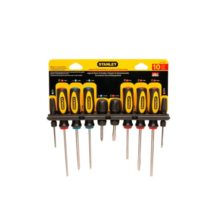 STANLEY HAR3153 SCREWDRIVER/SET 10PC #60-100S--WNR