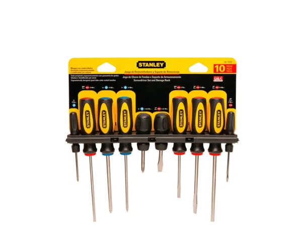 STANLEY HAR3153 SCREWDRIVER/SET 10PC #60-100S--WNR
