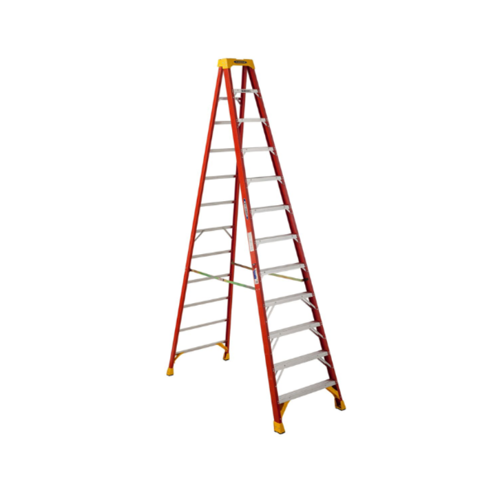 WERNER HAR9232 WERNER 12' FIBERGLASS LADDER 769179 MODEL#NXT1A12