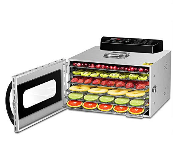 IRON CAPTAIN IND5577 FOOD DEHYDRATOR ET 450-6T, 6 LAYERS 220V 60HZ