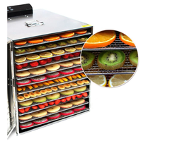 IRON CAPTAIN IND5578 FOOD DEHYDRATOR  ET450-12T 12 LAYERS 220V 60HZ--D/S