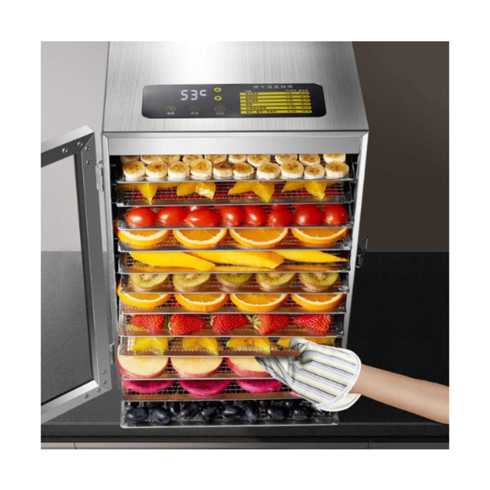 IRON CAPTAIN IND5578 FOOD DEHYDRATOR ET450-12T 12 LAYERS 220V 60HZ--D/S