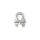 HAR3729 CLAMP/WIRE ROPE-PLATED 1/4"