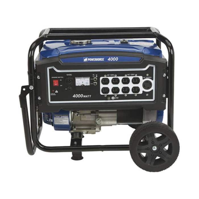 POWERHORSE IND5656 POWERHORSE PORTABLE GENERATOR 4000WATTS (102223)