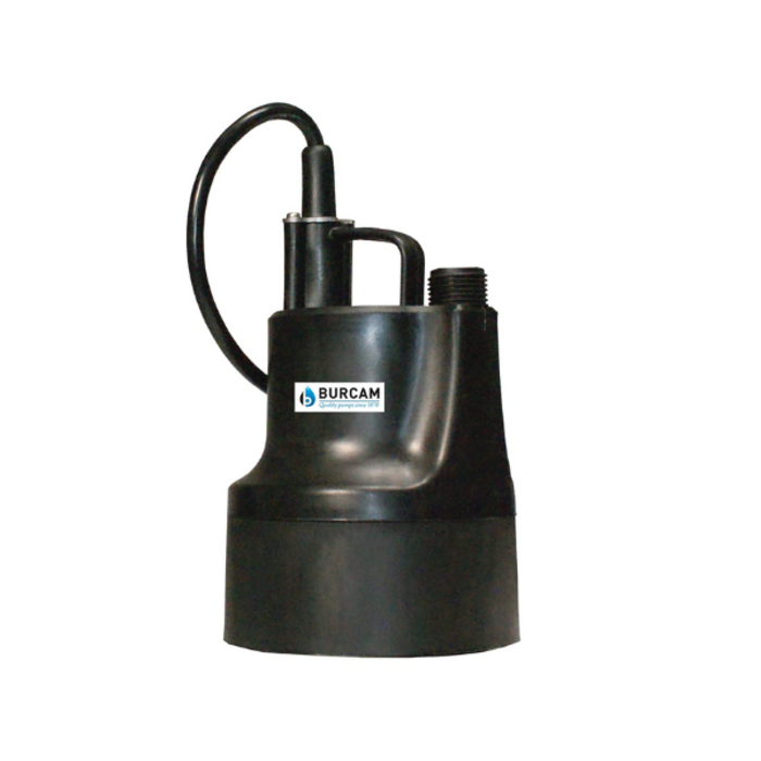 BURCAM IND5664 1/6 HP AUTO UTILITY PUMP 51182 - BURCAM SELF PRIMING SUMBMERSIBLE 3005065