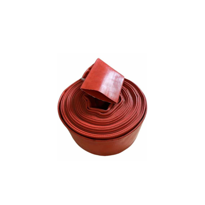 HAR6535 HOSE/DELIVERY 6" RED LAYFLAT WP 150PSI BP450PSI 160FT PER ROLL-SOLD BY 20FT AND ABOVE