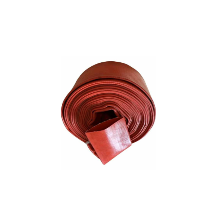 HAR6535 HOSE/DELIVERY 6" RED LAYFLAT WP 150PSI BP450PSI 160FT PER ROLL-SOLD BY 20FT AND ABOVE