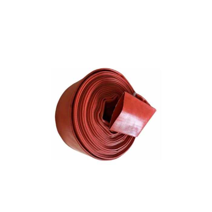 HAR6535 HOSE/DELIVERY 6" RED LAYFLAT WP 150PSI BP450PSI 160FT PER ROLL-SOLD BY 20FT AND ABOVE