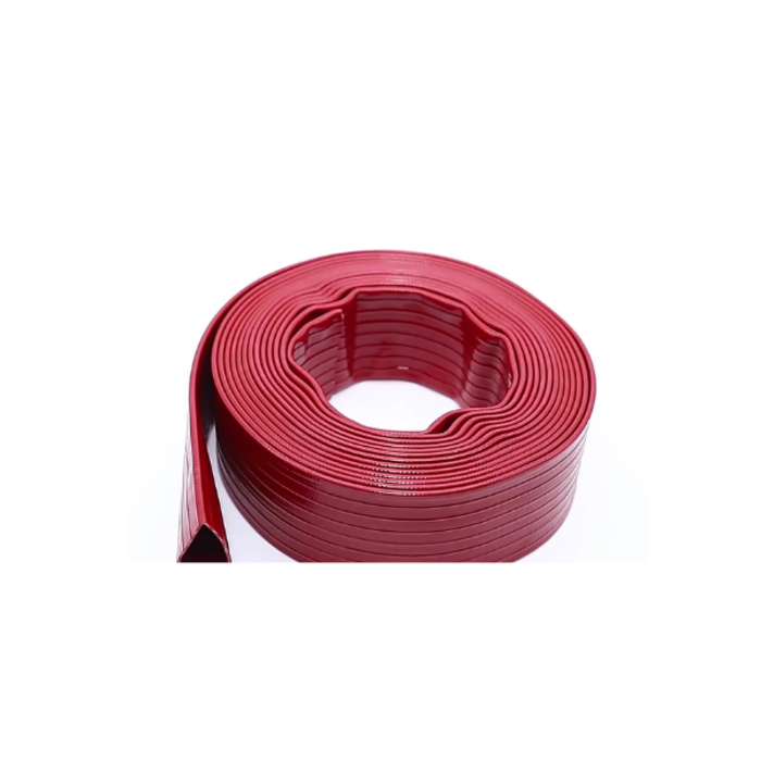 HAR6546 HOSE/RED DELIVERY LAYFLAT 4" HD  WP 150PSI BP 450PSI 160FT PER ROLL-SOLD  20FT AND ABOVE