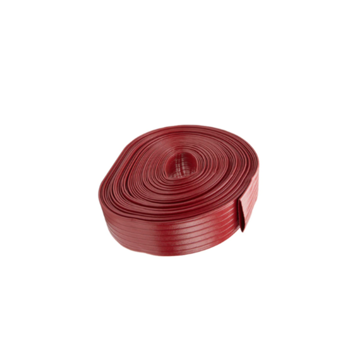 HAR6546 HOSE/RED DELIVERY LAYFLAT 4" HD  WP 150PSI BP 450PSI 160FT PER ROLL-SOLD  20FT AND ABOVE